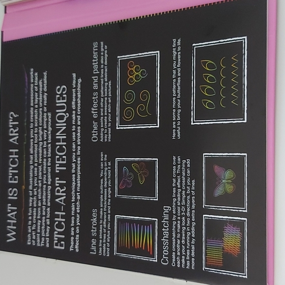 NWOT Butterfly Garden ETCH ART Creation - Picture 3 of 11